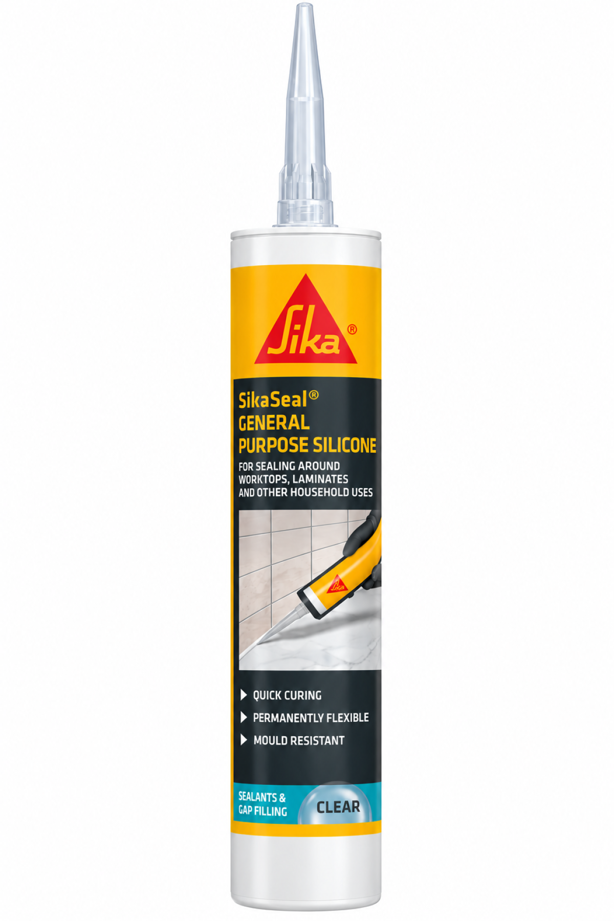 CLEAR SIKA GENERAL PURPOSE SILICONE 280ML