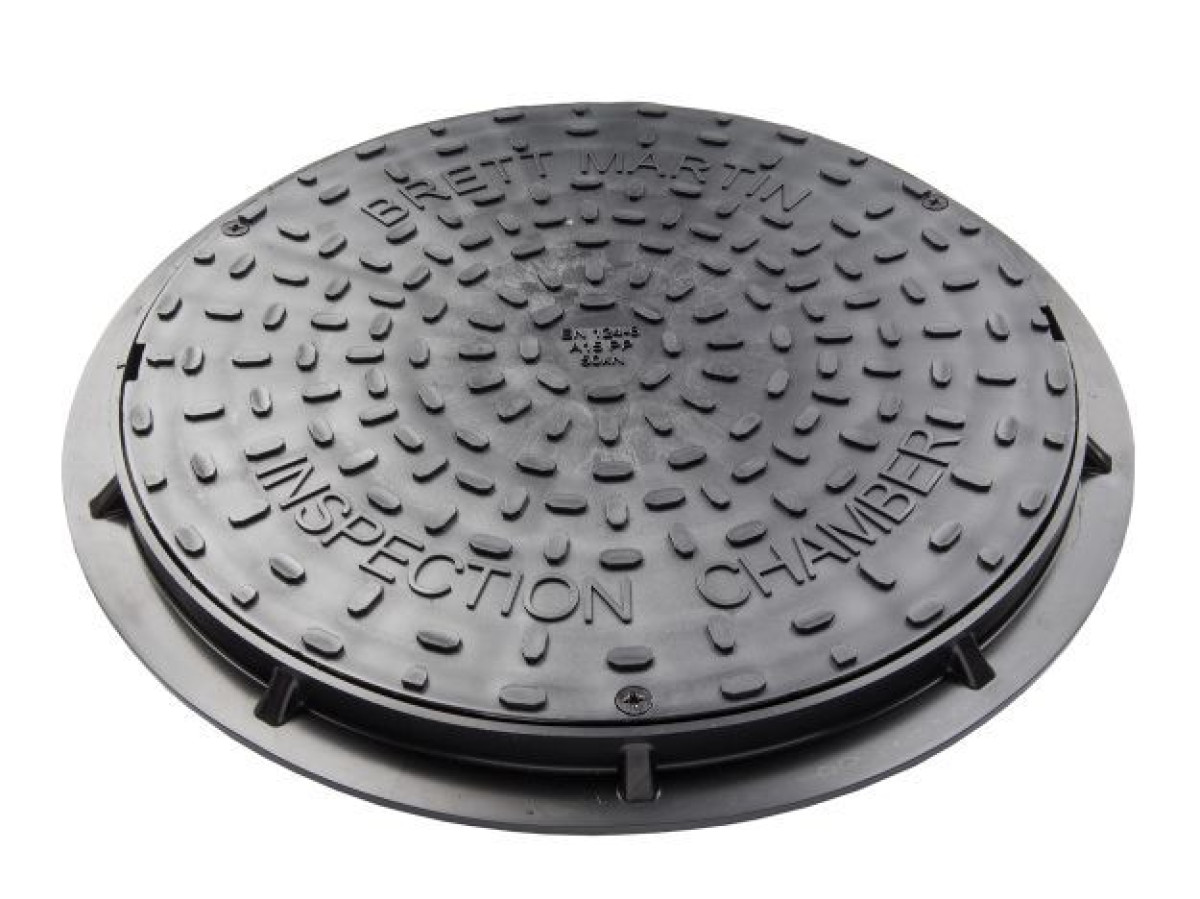 B6255 PLASTIC 450MM DIA COVER AND FRAME