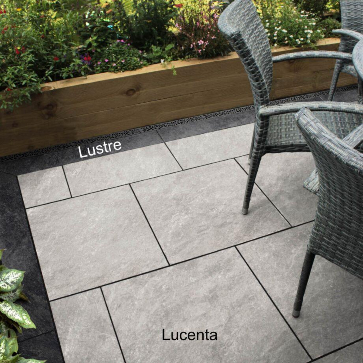 CAVA QUARTZ PORCELAIN EDGING LUCENTA 900 X 200