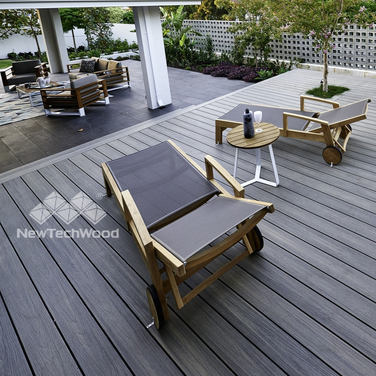 SILVER GREY COMPOSITE DECKING 23 X 140 X 3.6M