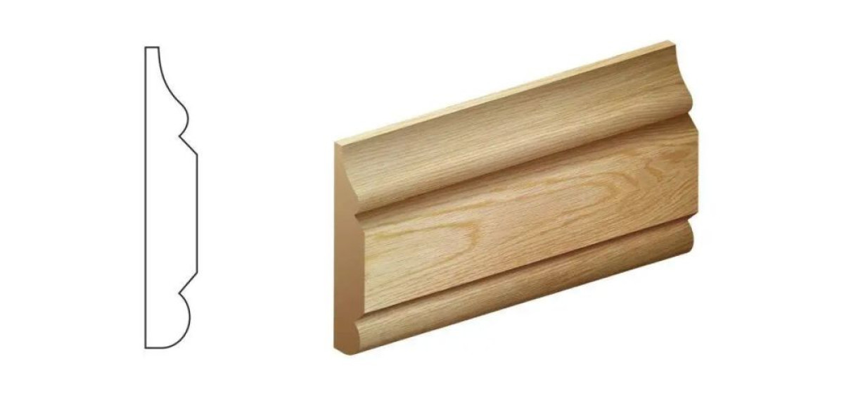 15 X 95 AMERICAN WHITE OAK DRESSED OGEE THOR SKIRTING