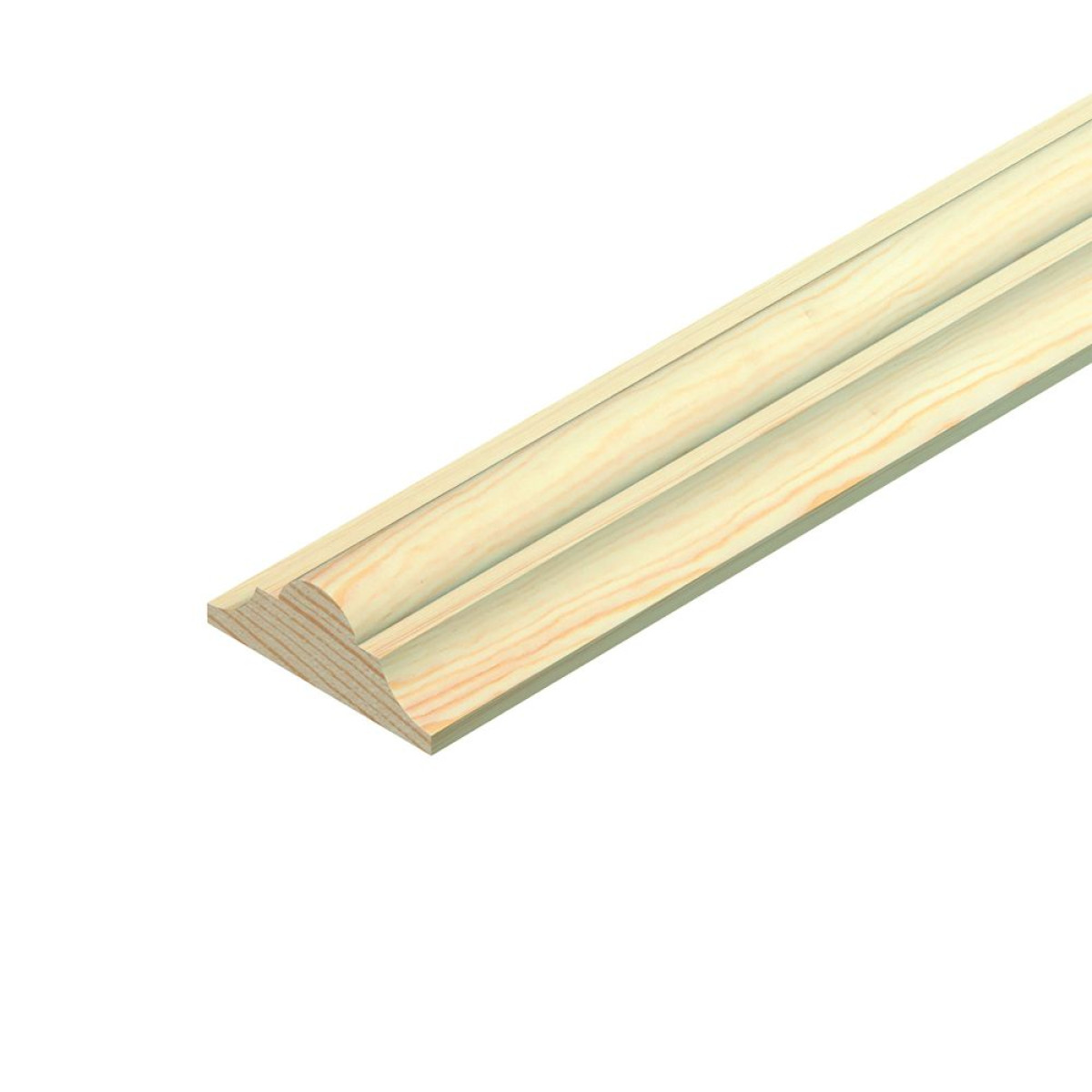 TM521 12MM X 34MM PINE ASTRIGAL MOULDING