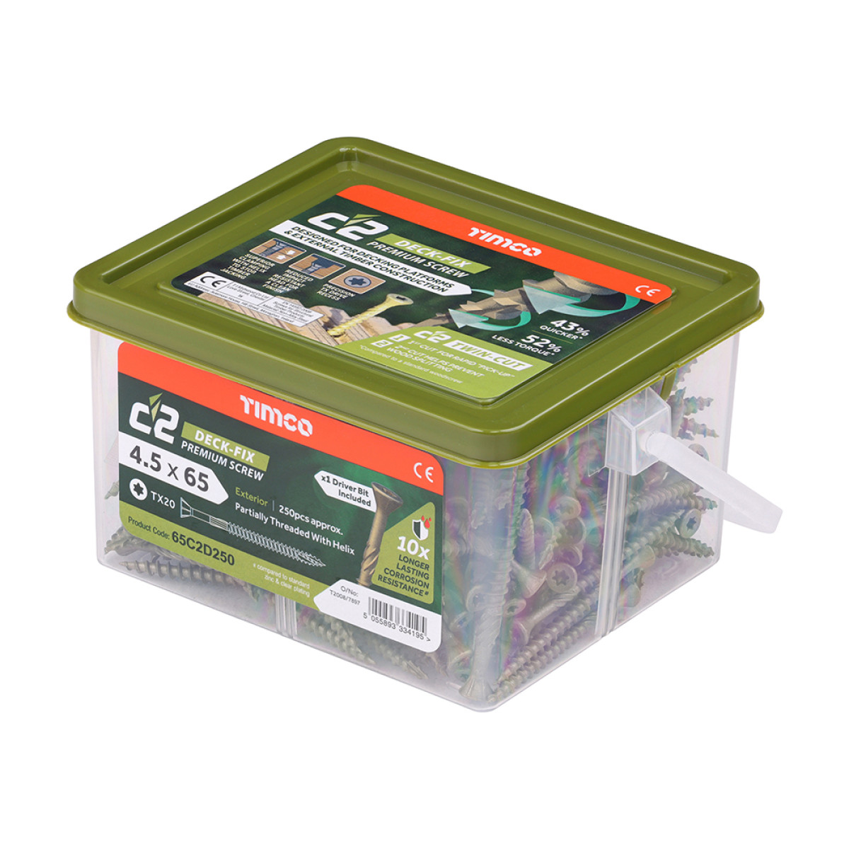 C2 DECKING SCREW 4.5 X 65
