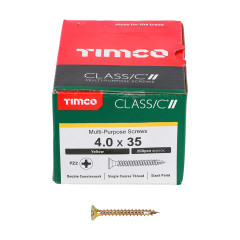 TIMCO 4.0 X 35 CLASSIC SCREW BOX OF 200