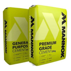 MANNOK PREMIUM CEMENT 25KG PLASTIC BAG