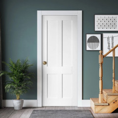 LONDON 4P PRIMED WHITE DOOR  78 X 30 (1981 X 762 X 35MM)