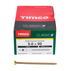 TIMCO 5.0 X 90 CLASSIC SCREW BOX OF 200