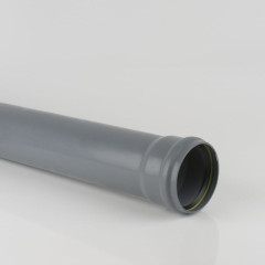 BS414G 3M PIPE - 110mm GREY SOIL PIPE