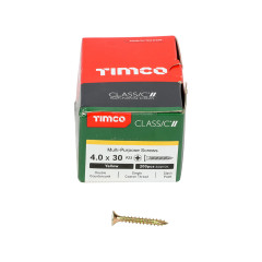 TIMCO 4.0 X 30 CLASSIC SCREW BOX OF 200